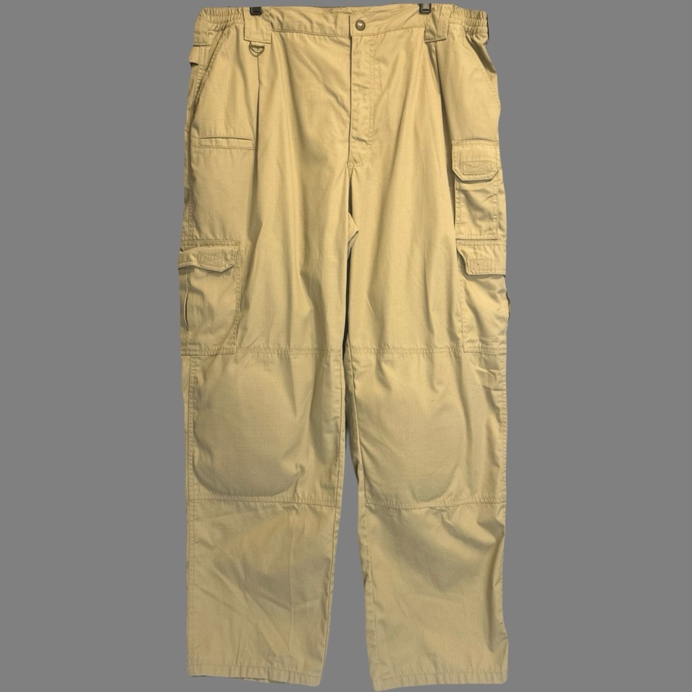 5.11 Tactical Taclite Pro Ripstop Cargo Pants Mens 42x32 74273 Beige